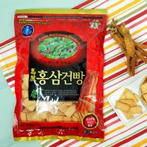 한국인삼유통공사 (3556.3525-3526) 고려홍삼건빵, 400g, 1개