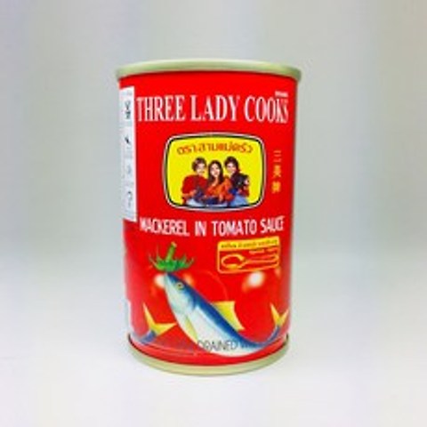 Three Lady Cooks 마케럴 인 토마토소스 155g (고등어캔) 베트남, 1개