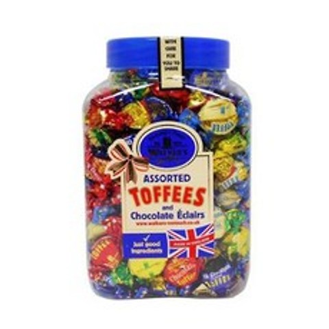 워커스 어쏘티드 토피 영국 초콜릿 캬라멜 1.25 코스트코 캔디, 1.5kg, 2통