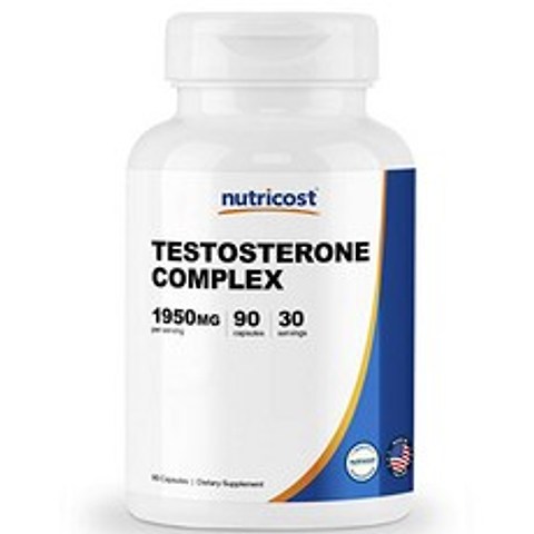 뉴트리코스트 테스토스테론 콤플렉스 90캡슐 1서빙 1950mg 30회분 Testosterone Complex Capsules [90 CAPS]