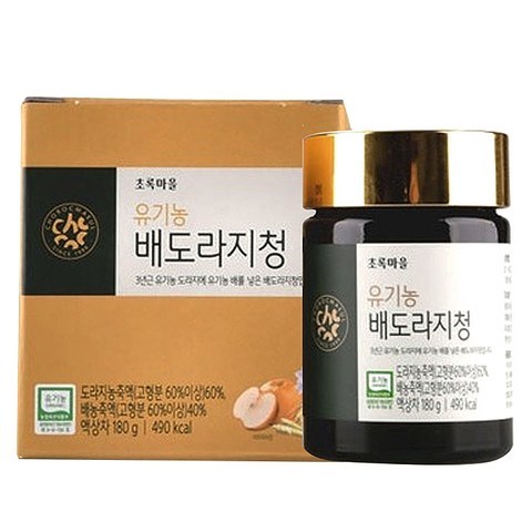 초록마을 유기농 배도라지청, 180g, 1개