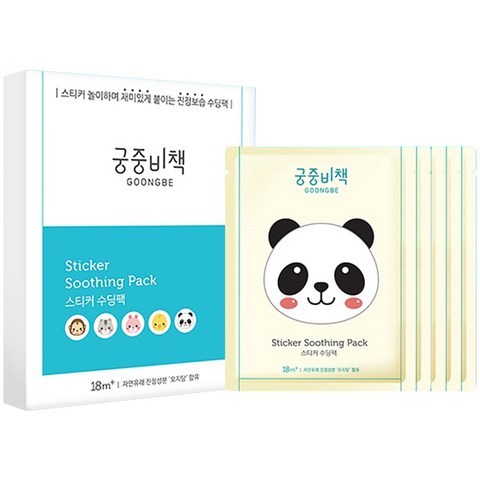 궁중비책 유아 스티커 수딩팩, 12g, 5개입