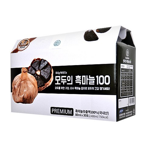 데이웰즈 모두의 흑마늘100 즙, 80ml, 30포