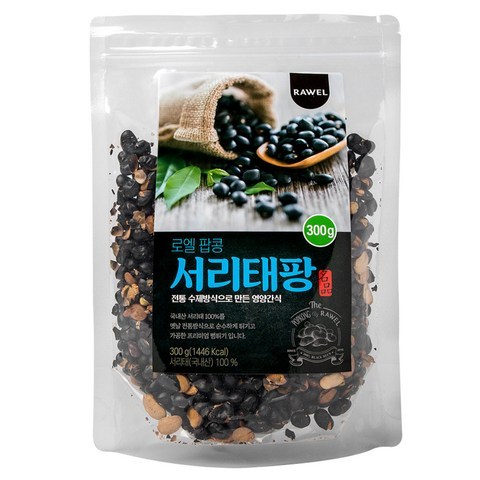 로엘 팝콩 서리태팡 영양간식 뻥튀기, 300g, 1개
