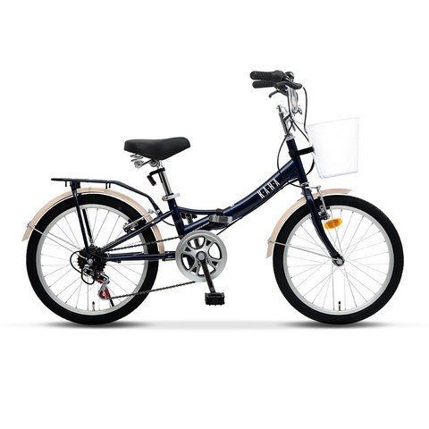 삼천리자전거 카라 접이식 7단 폴딩 자전거, 다크블루