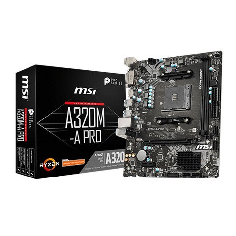 MSI A320M-A PRO 메인보드 MS-7C51