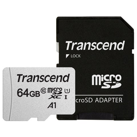 트랜센드 300S-A 마이크로 SD카드, 64GB