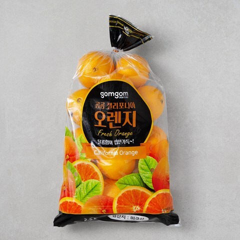 곰곰 캘리포니아 고당도 오렌지, 2.5kg, 1개