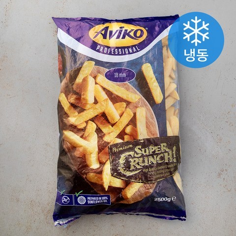 아비코 슈퍼크런치 씽크 컷 감자튀김 (냉동), 2.5kg, 1개