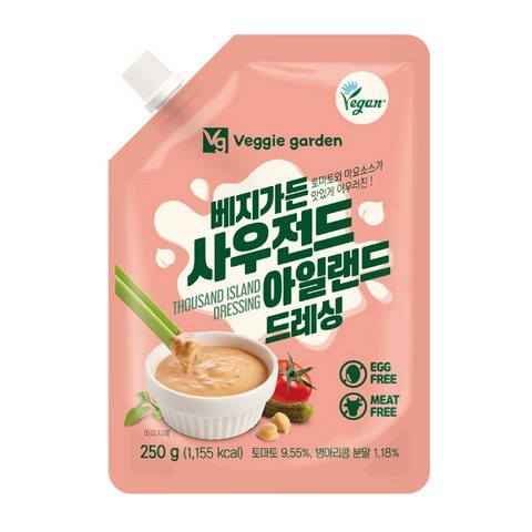 베지가든 사우전드 아일랜드 드레싱, 250g, 1개