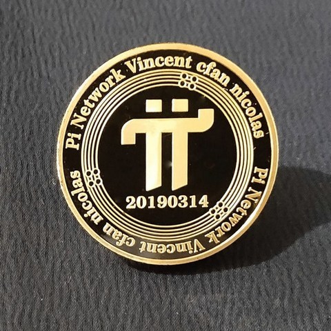 [PV85*] 파이코인 데코 기념 장식 주화 가상암호화폐 PI coin 05/30R + W8E051E, 선택= Gold
