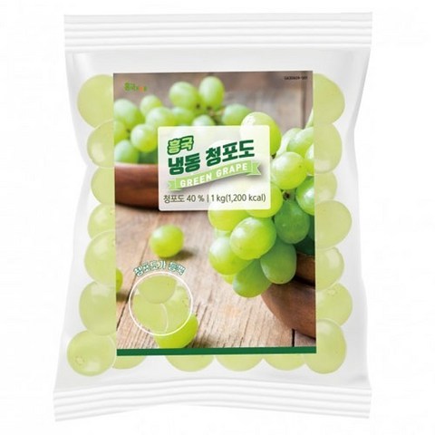 흥국에프엔비 냉동청포도 1kg, 단품