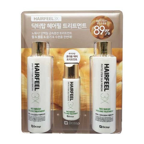 닥터탑 헤어필3X 트리트먼트(190ml x2입+55ml)