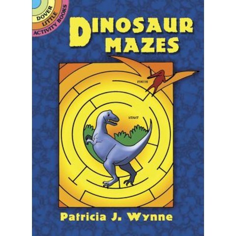(영문도서) Dinosaur Mazes, Dover Publications