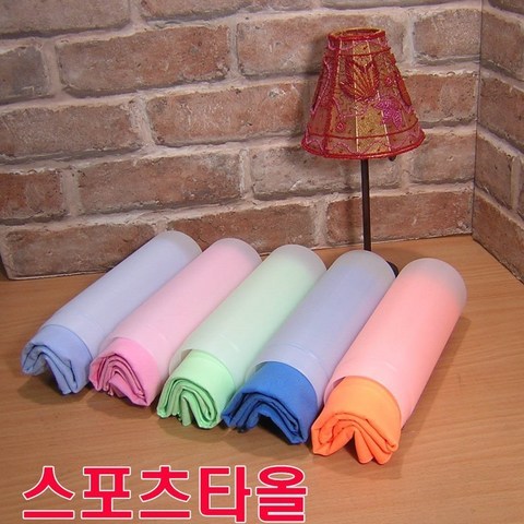 스워드40 스포츠타월 40*90cm 극세사 타올 승원타올 마이크로 화이바, 1장, 소라