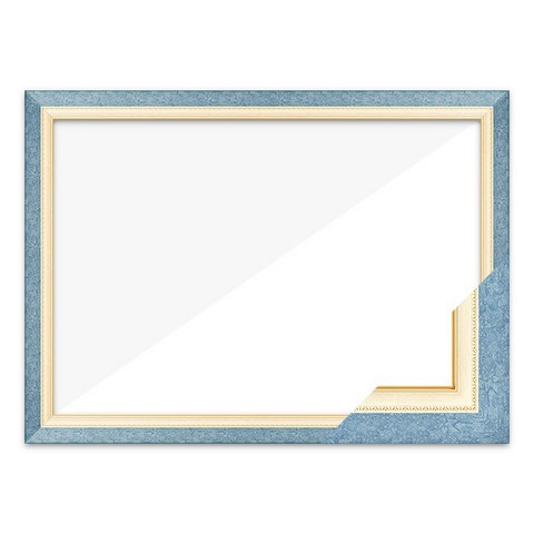 퍼즐사랑 고급형 수지액자 (블루), 07. 500조각용 - 38 x 52 (cm)