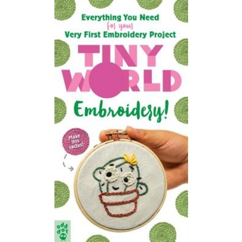 Tiny World: Embroidery! Paperback, Odd Dot