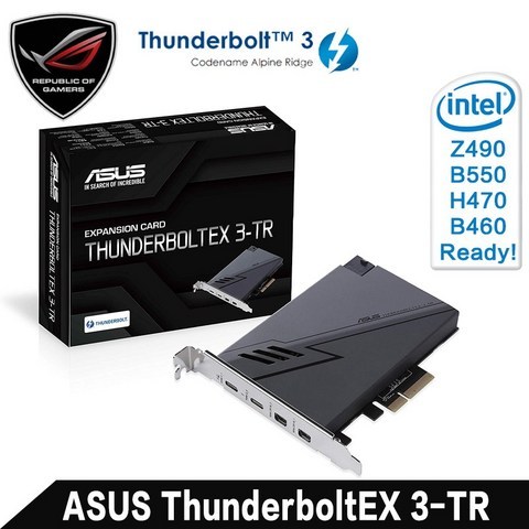 사용조건: 썬더볼트3 지원 THUNDERBOLTEX3TRPCIE 이적 02m 3메인보드용 확장 카드, ASUS ASUS Thunderbol