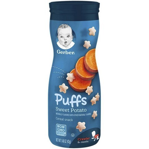 거버 시리얼 스낵 어린이 퍼프 42g, 1개, 고구마(Sweet Potato)