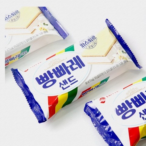 롯데푸드 빵빠레 샌드 10개 아이스크림, 10개입, 180ml