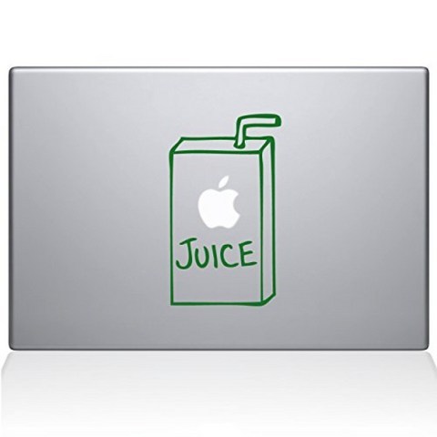 The Decal Guru 1044-MAC-13A-SY Apple Juice MacBook Decal 비닐 스티커-15 형 MacBook Pro (2016 이상), 단일옵션
