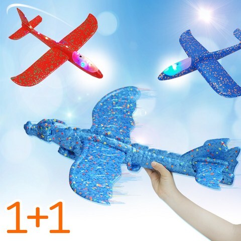 1+1 에어플라이 글라이더 드래곤플라이 비행기 장난감, 08.에어플라이+LED에어플라이