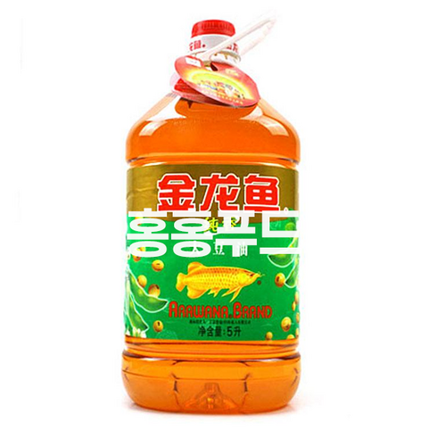 홍홍 중국식품 금융어 찐롱위 콩기름 대두유 식용유 (대), 5L