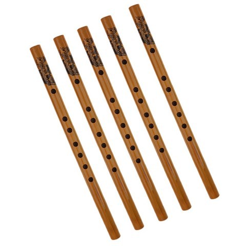 STK 5 조각 중국 대나무 피리 샤오 목관 악기