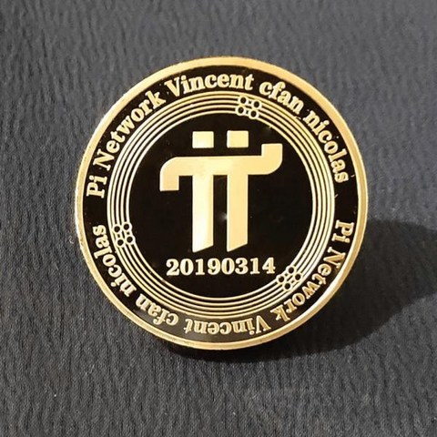 파이코인 데코 기념 장식 주화 가상암호화폐 PI coin, Gold