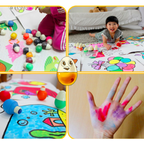 집에서 하는 재미있는 유아 아기 오감 물감 미술 놀이 - 아이랑 아이와 창의력 키우기 놀아주기, 그림책_샤이닝라이더