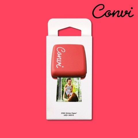 [CONVI] 콘비 모바일 포토프린터 전용 인화지 30매, 콘비 인화지 30매
