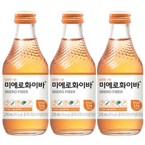 현대약품 미에로화이바 210ml x 40병, 40개