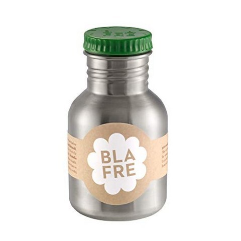 Blafre 스테인레스 재활용 스틸 마시는 병 그린 300ml-클래식 디자인과 일회용 플라스틱을 피하는 최고의, 단일옵션