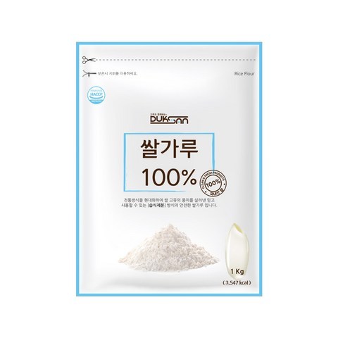하니엘 국산 습식 제분 쌀가루 1kg 국내산 100% 쌀분말, 1개