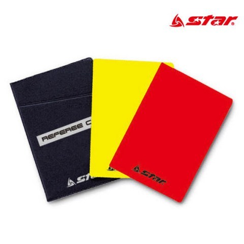 스타 SA210 프로맥스 KO-145D 심판카드 레드 옐로카드, 스타 축구 심판카드 SA210 레드 옐로카드