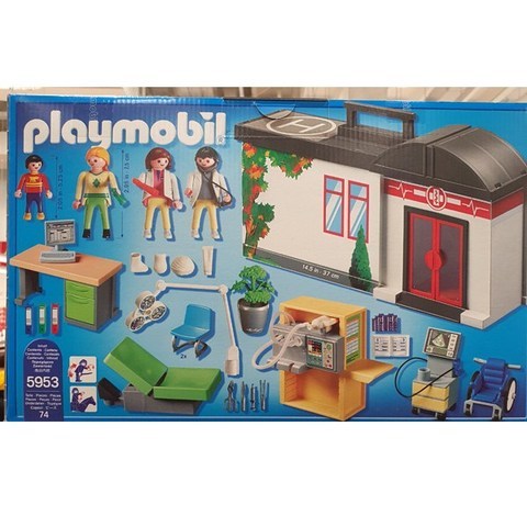 코스트코 코스트코/PLAYMOBIL TAKE ALONG 플레이모빌 병원놀이 5953/남아선물/여아선물/피규어/역할놀이, 1개