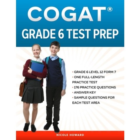Cogat(r) Grade 6 Test Prep: Grade 6 Level 12 Form 7 One Full Length Practice Test 176 Practice Que... Paperback, Independently Published, English, 9798718398922