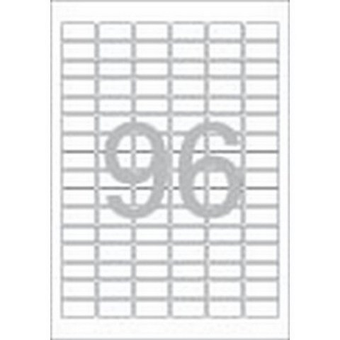 [101700]분류표기용 라벨(LQ-3622/20매/96칸/폼텍)