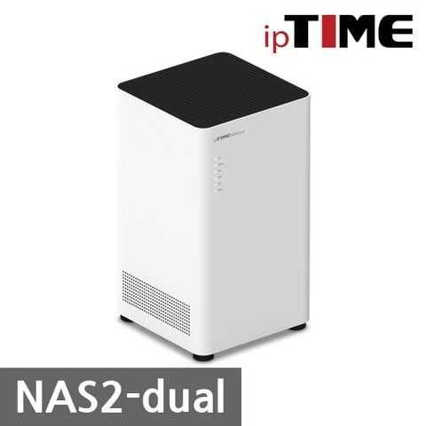 ipTIME NAS2dual 2베이 네트워크하드, NAS2dual (하드미포함)
