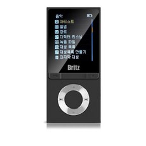 브리츠 BZ-MP4580BL 프리미엄 MP3 MP4 플레이어 8G 메모리내장