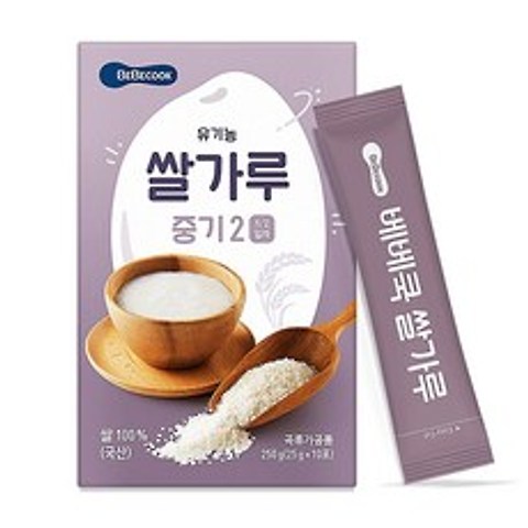 베베쿡 쌀가루 이유식 중기2, 1개