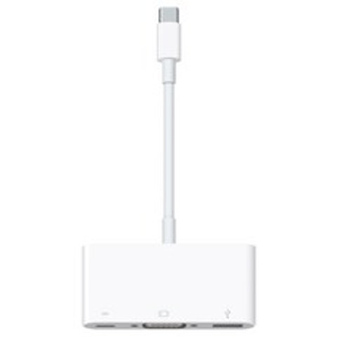 Apple 정품 USB-C VGA 멀티포트 어댑터, MJ1L2FE/A
