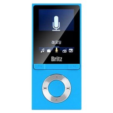 브리츠 블루투스 MP3 플레이어 8GB, BZ-MP4580BL, 블루