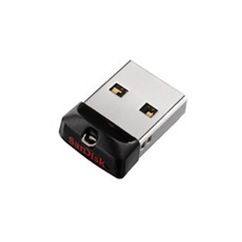 샌디스크 크루저 핏 USB 플래시 드라이브 SDCZ33, 32GB, 1개