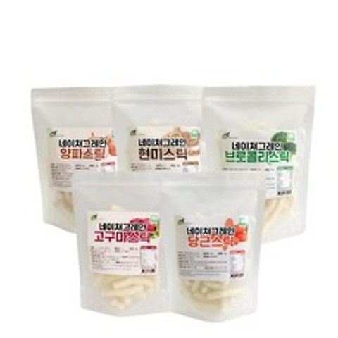 네이쳐그레인 유기농 스틱과자 5종세트, 단품, 1세트