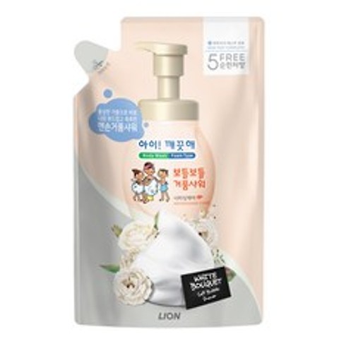 아이깨끗해 보들보들 거품샤워 바디워시 리필 너리싱케어, 650g, 1개