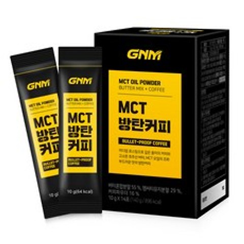 GNM자연의품격 MCT 방탄커피 원두커피믹스, 10g, 14개