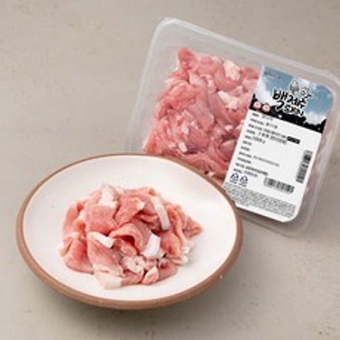 파머스팩 제주 돼지 미박뒷다리 불고기용 (냉장), 1kg, 1개