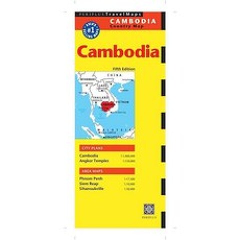 Periplus Travel Map Cambodia, Periplus Editions
