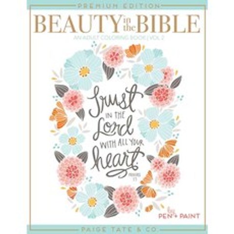 Beauty in the Bible: An Adult Coloring Book, Paige Tate Select